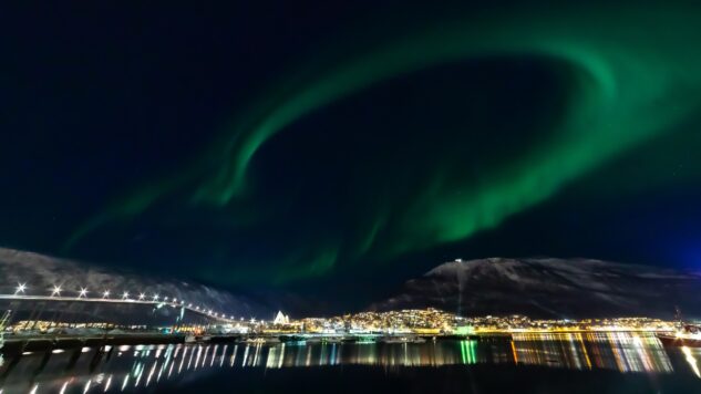 Northern Lights over Tromso, Norway