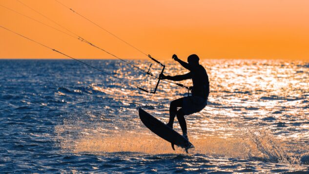 mauritius kitesurfer