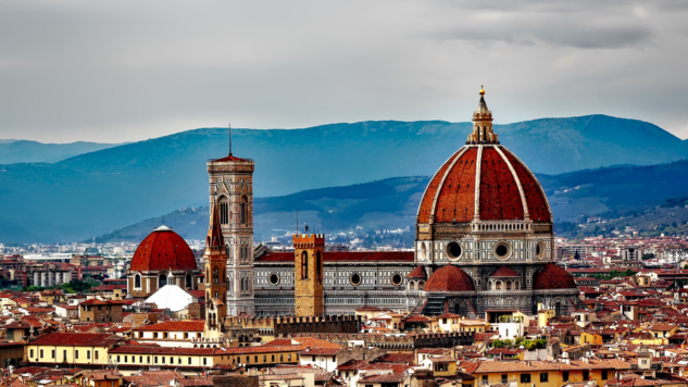 Aerial image of Florence, Italy